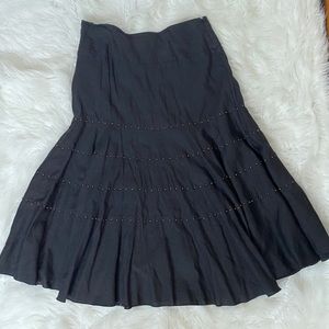 Ashley Stewart Tiered Western Style Cottagecore Prairie Skirt - 1X